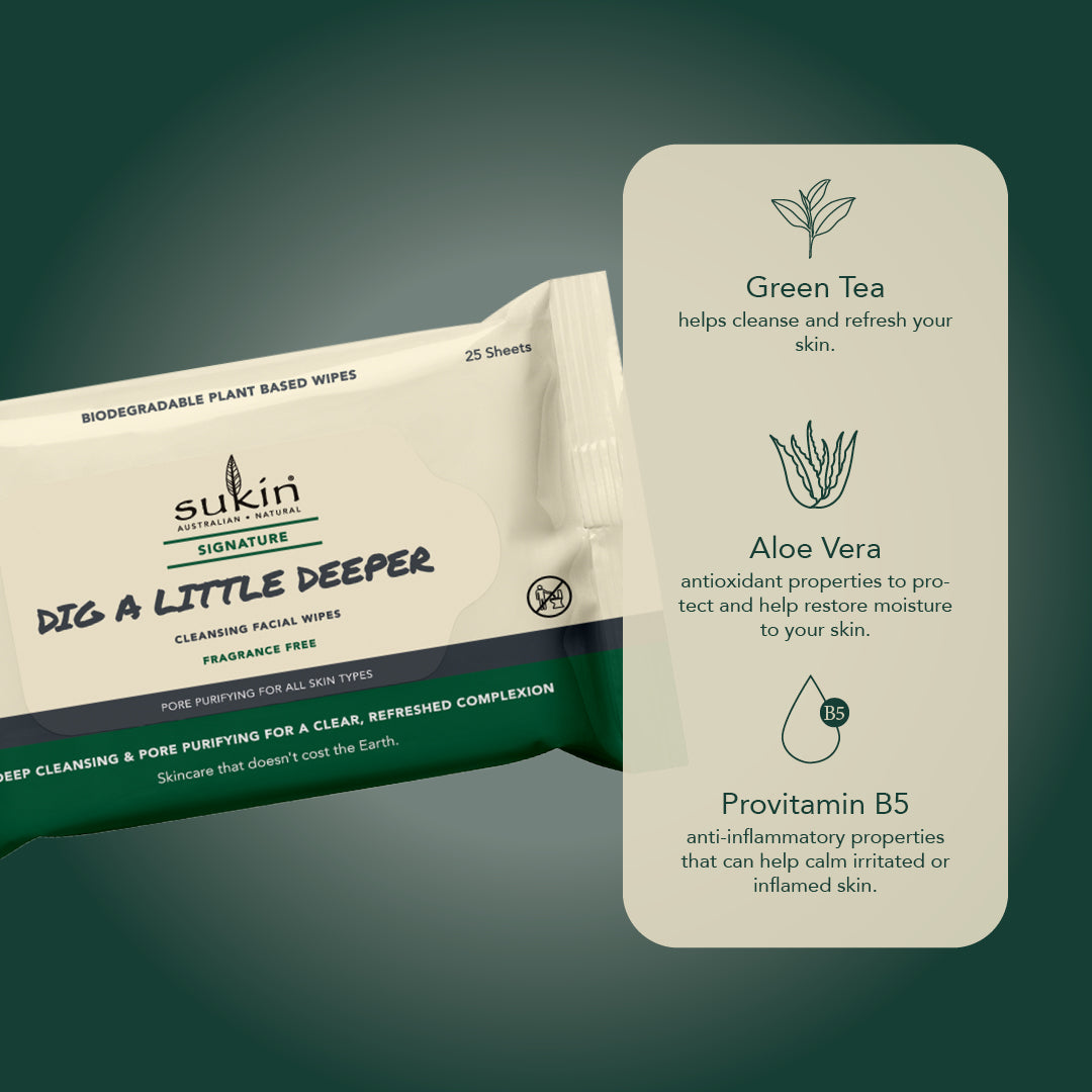 PORE PURIFYING CLEANSING FACIAL WIPES | SIGNATURE | 25 SHEETS